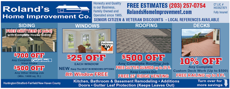 Roland's home improvement special offers